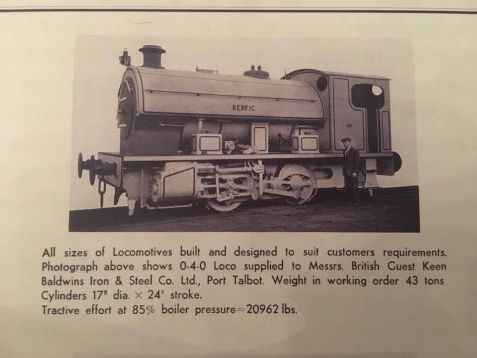 Bagnall Kenfig live steam for sale